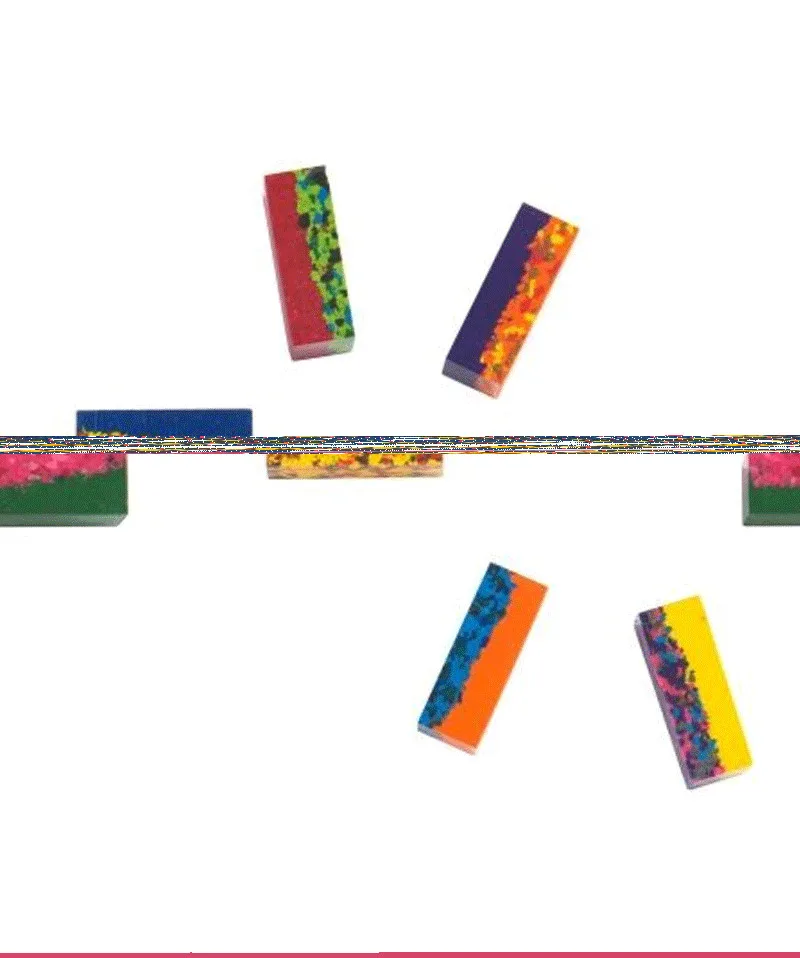 Cuburi cerate multicolore pentru desen, Moulin Roty - imagine 2
