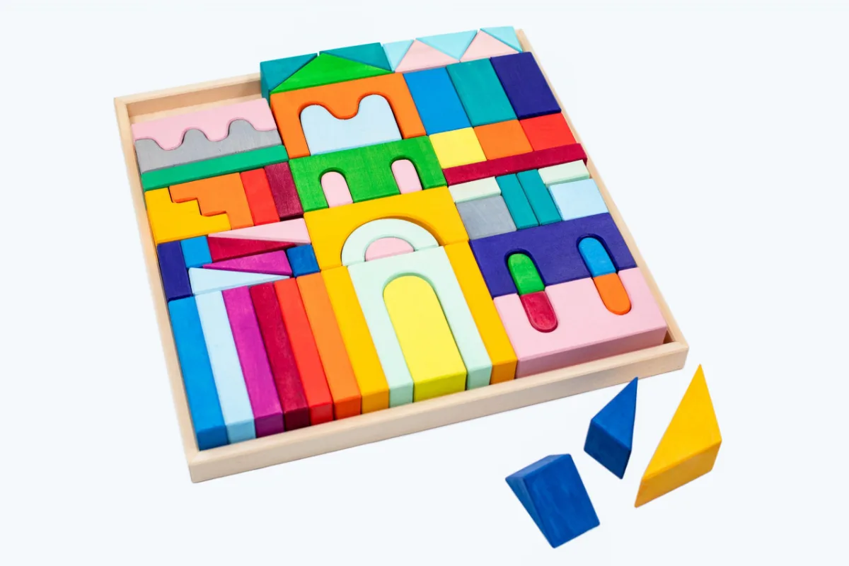 Set Handmade, Constructor din Lemn Didu - imagine 2
