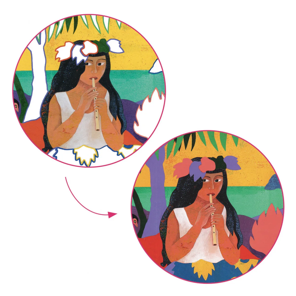 Atelier pictura Post-impresionism Inspired by Paul Gauguin, Djeco - imagine 4