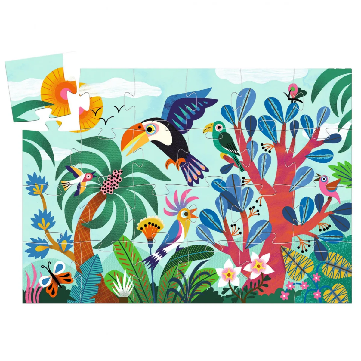 Puzzle Coco Toucan, Djeco - imagine 2