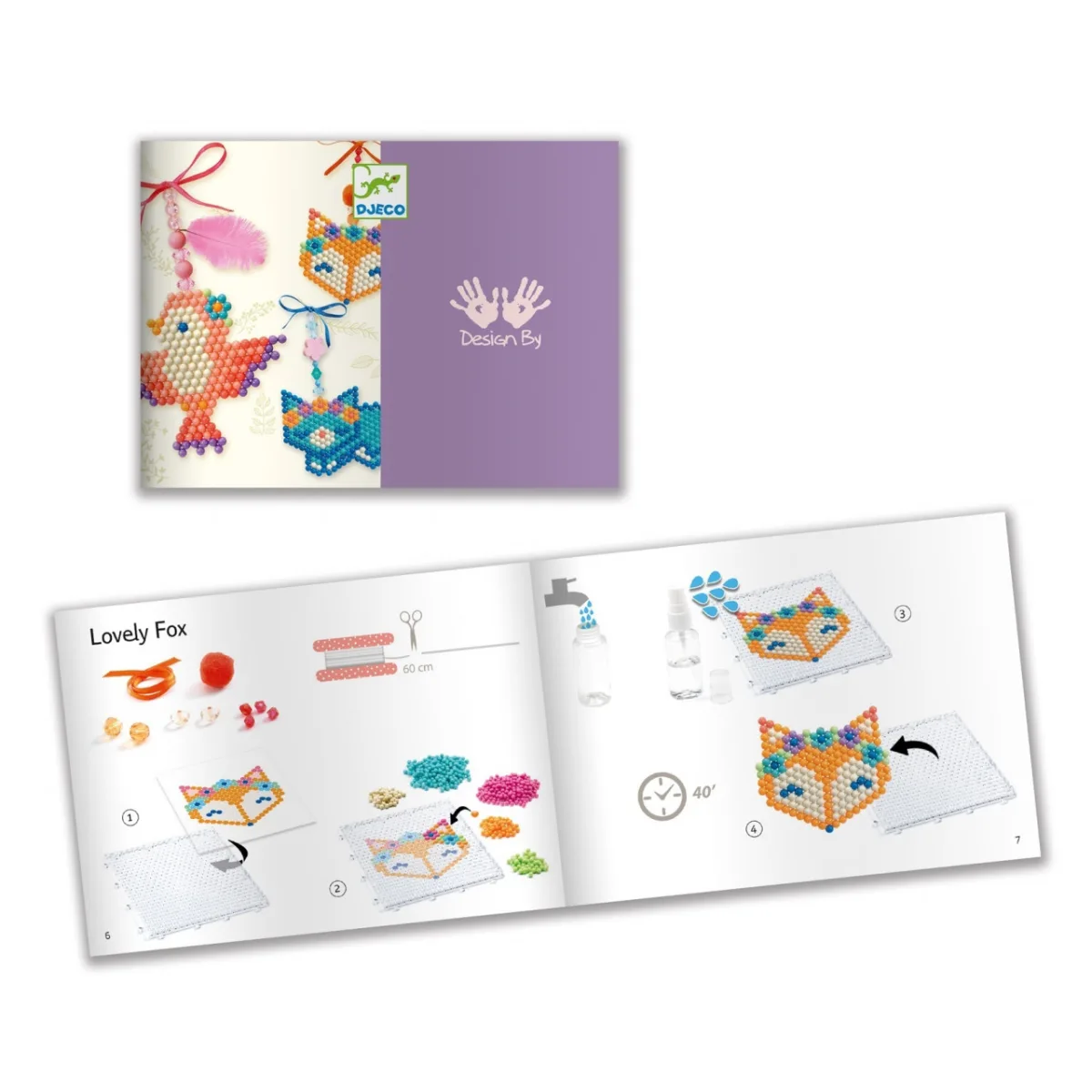 Set creativ Farmec rustic, Djeco - imagine 5