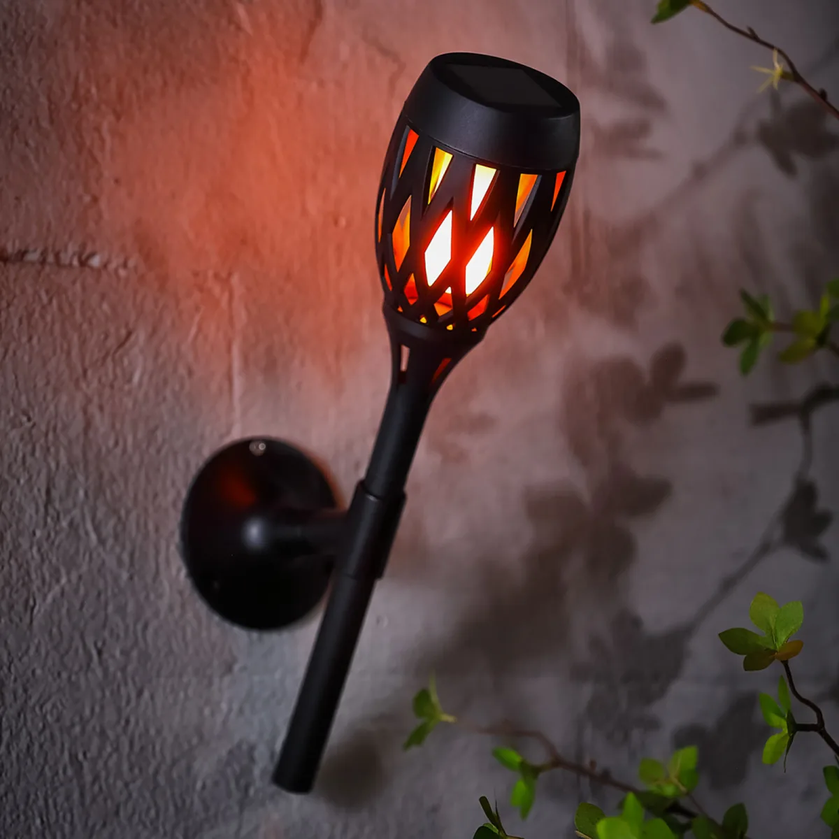 Lampa solara LED suspendata Ø14.5x13.5 cm alb cald pentru gradina, terasa, balcon IP44