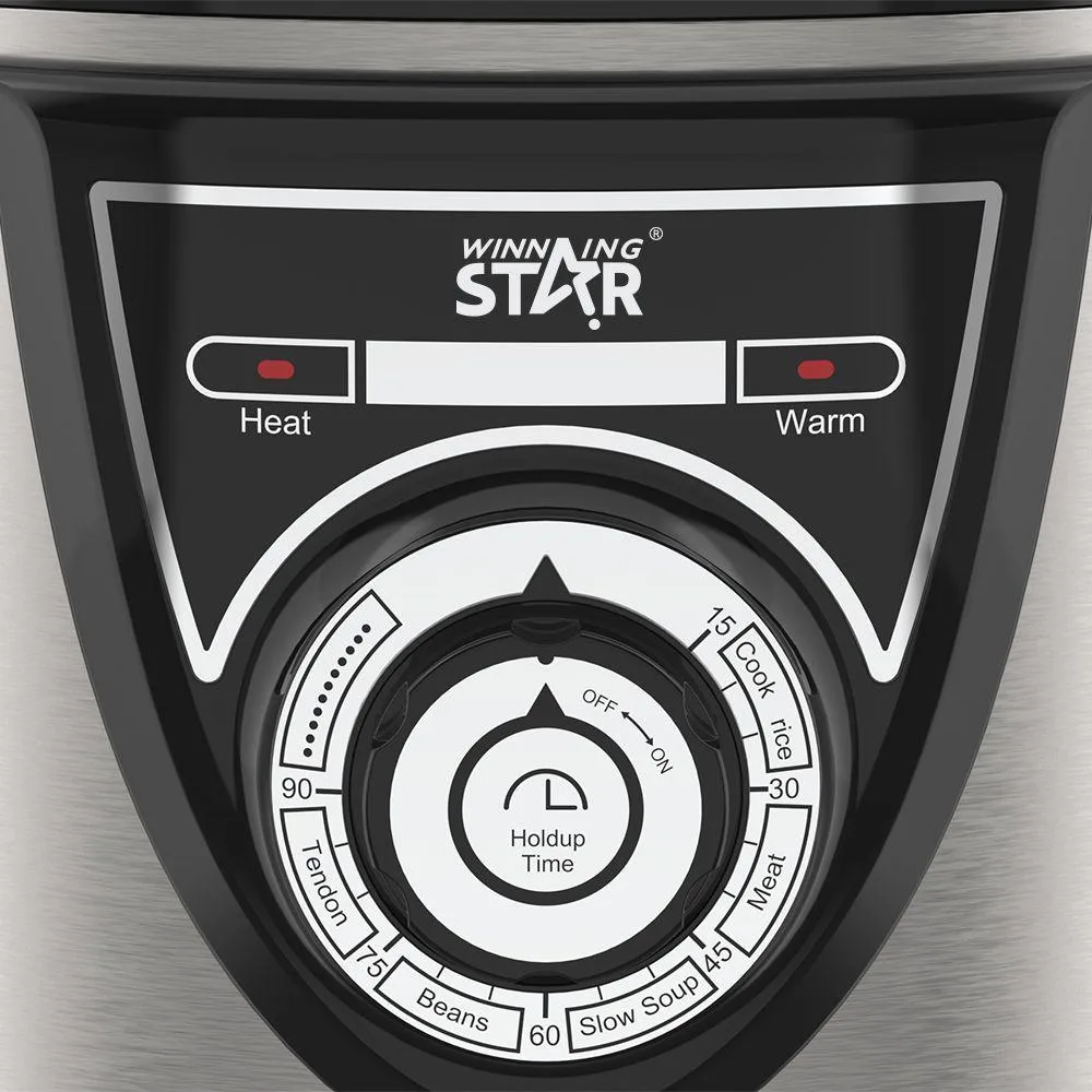 Oala electrica sub presiune WinningStar 6L 1000W, multicooker digital pentru gatit rapid si sigur - imagine 8