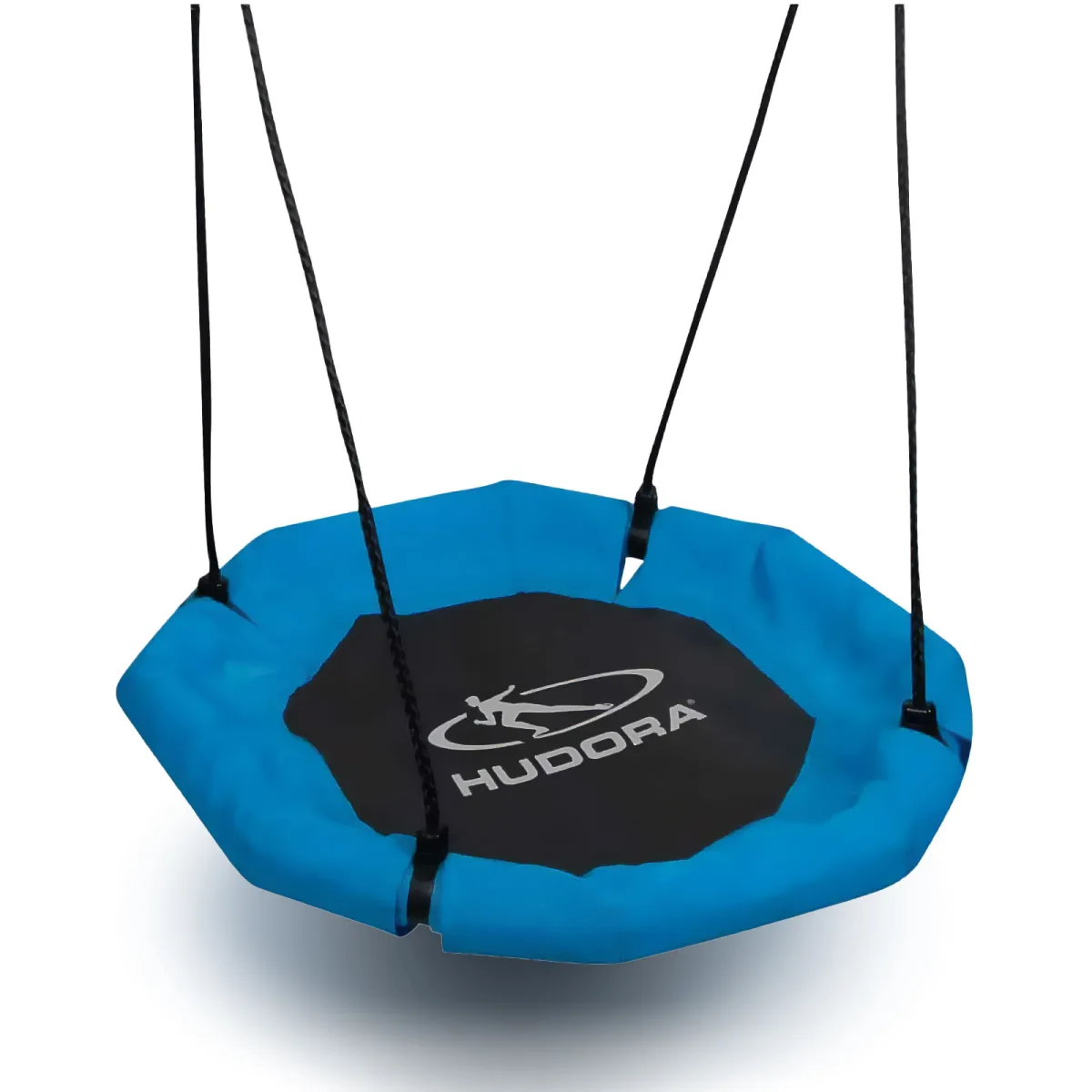 Leagan copii tip cuib 90 cm, leagan gradina rotund suspendat, leagan exterior copii - imagine 3