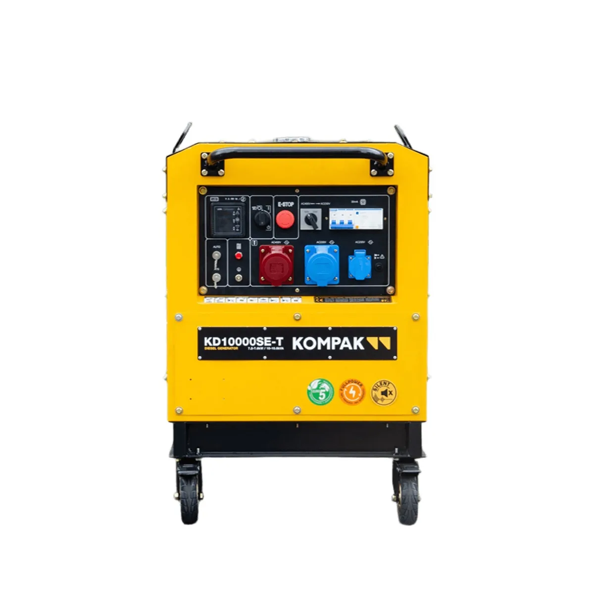 Generator diesel Full Power KOMPAK KD10000SE-T, 10.6 kVA, 230/400 V, insonorizat - imagine 4