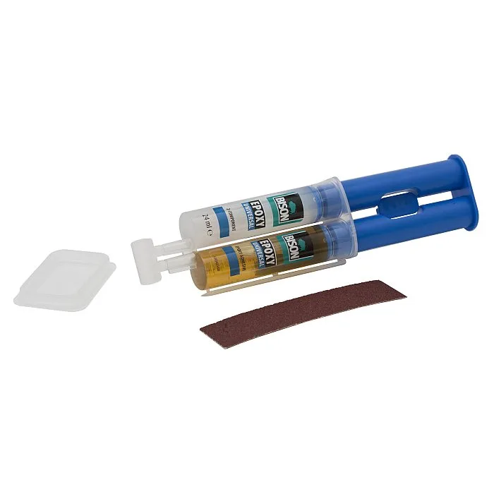 Adeziv epoxidic universal bicomponent, 24 ml, pentru metal, ceramica, sticla, plastic