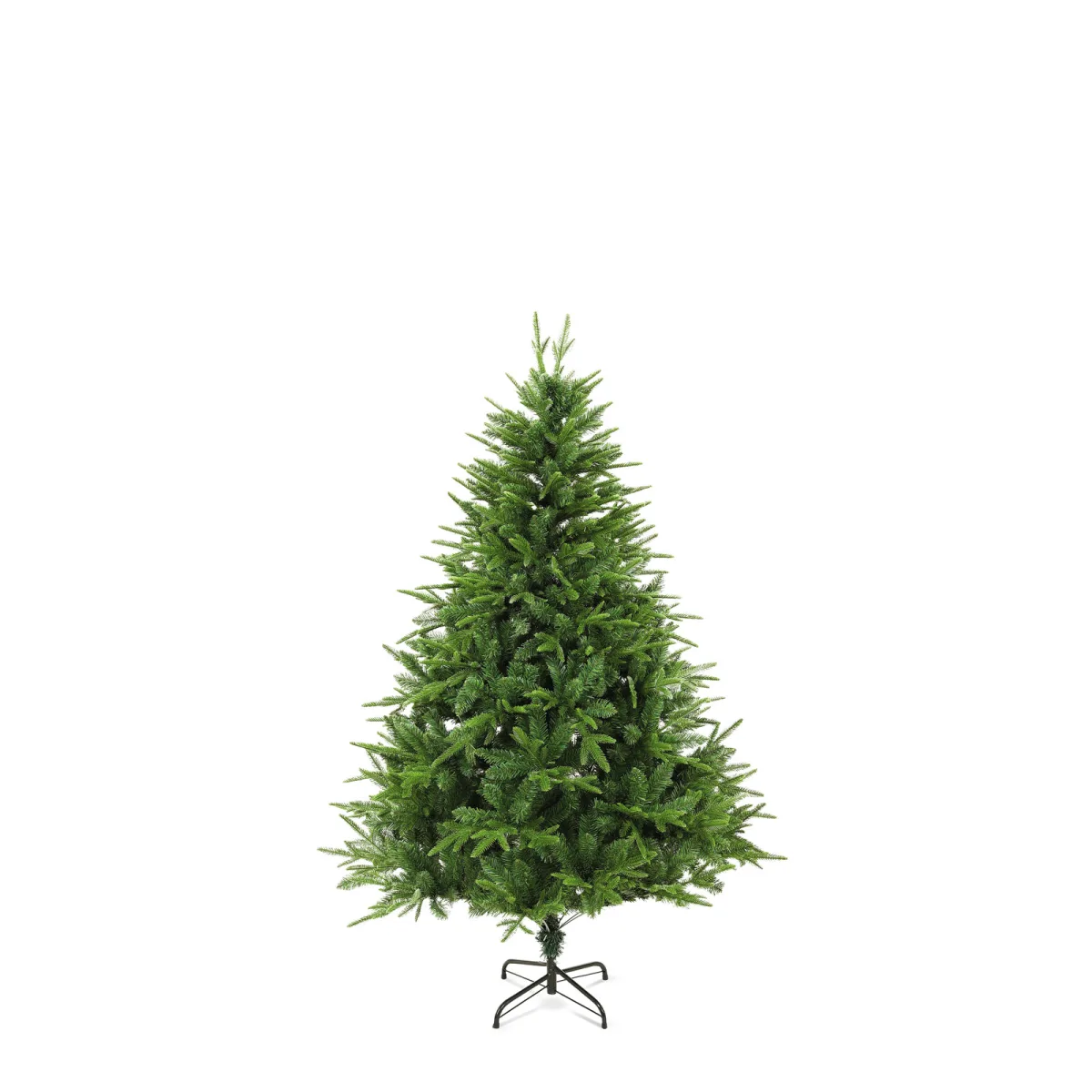 Brad artificial 120 cm, PE/PVC, verde, crengi dese, realist, include suport - imagine 2