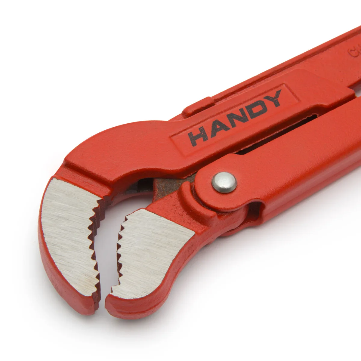 Cheie pentru tevi, 1.5 inch, tip S 45° deschidere maxima 8 cm, otel crom vanadiu 42 cm - imagine 3