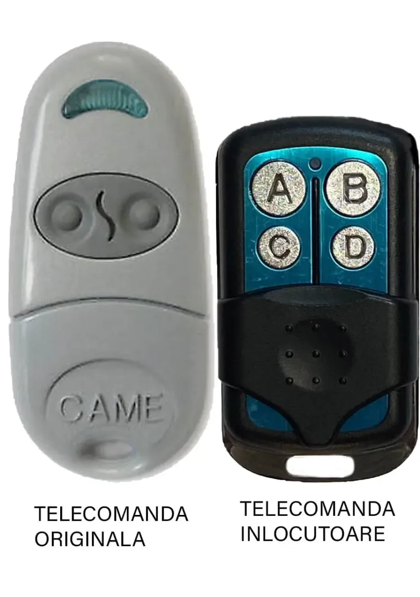 Telecomanda inlocuitoare poarta garajbutoane cod fix frecventa 433.92MHz Came Top 432NA compatibila cu originalul (806)