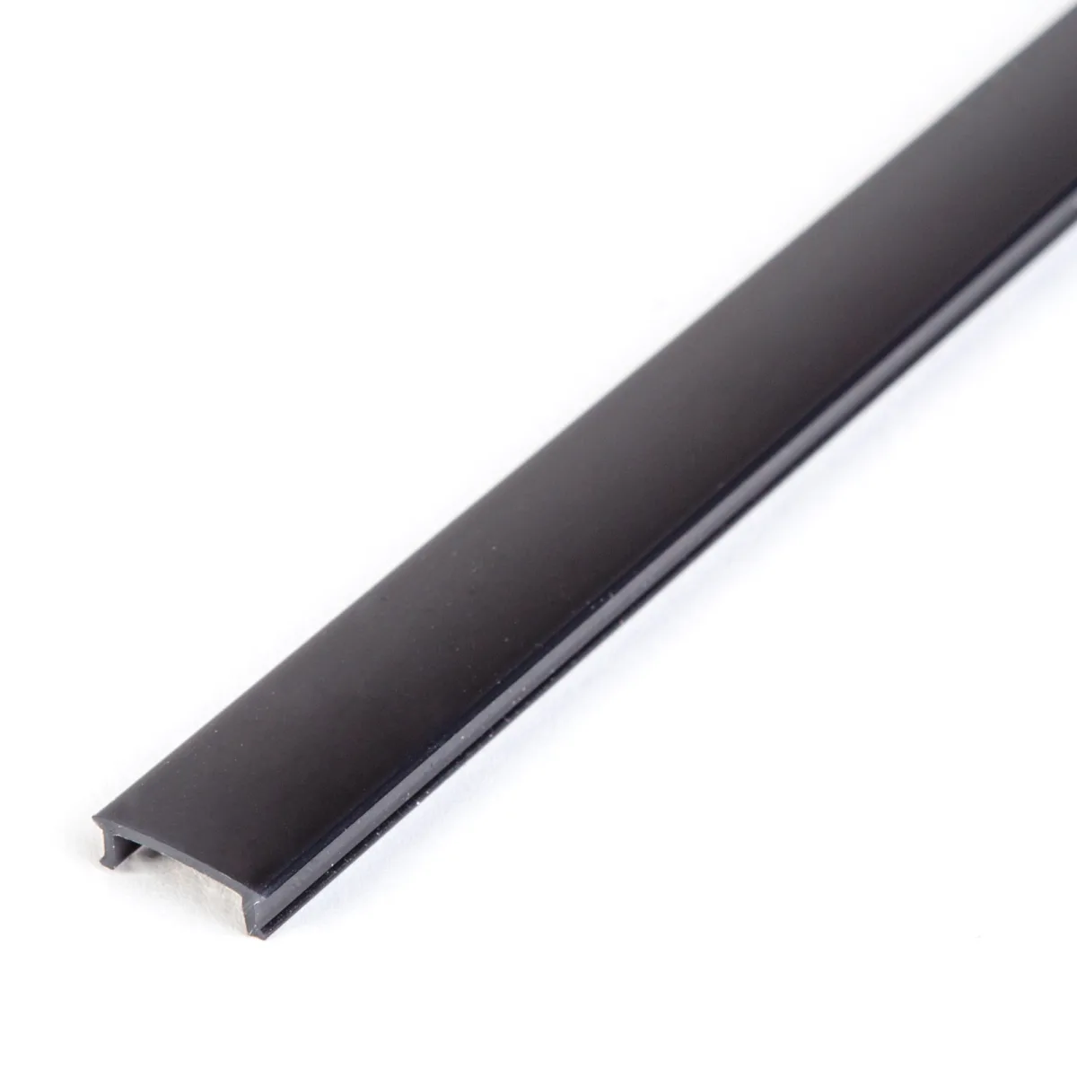 Capac negru pentru profil aluminiu LED, 1000 mm, policarbonat, compatibil 41026A1 - imagine 3