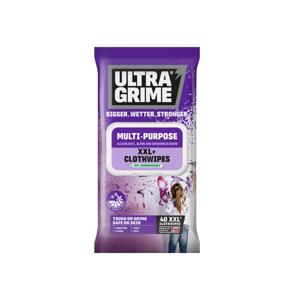 Servetele umede UltraGrime Multi-Purpose Pomelo Scent, 38 cm x 25 cm, 40 de bucati