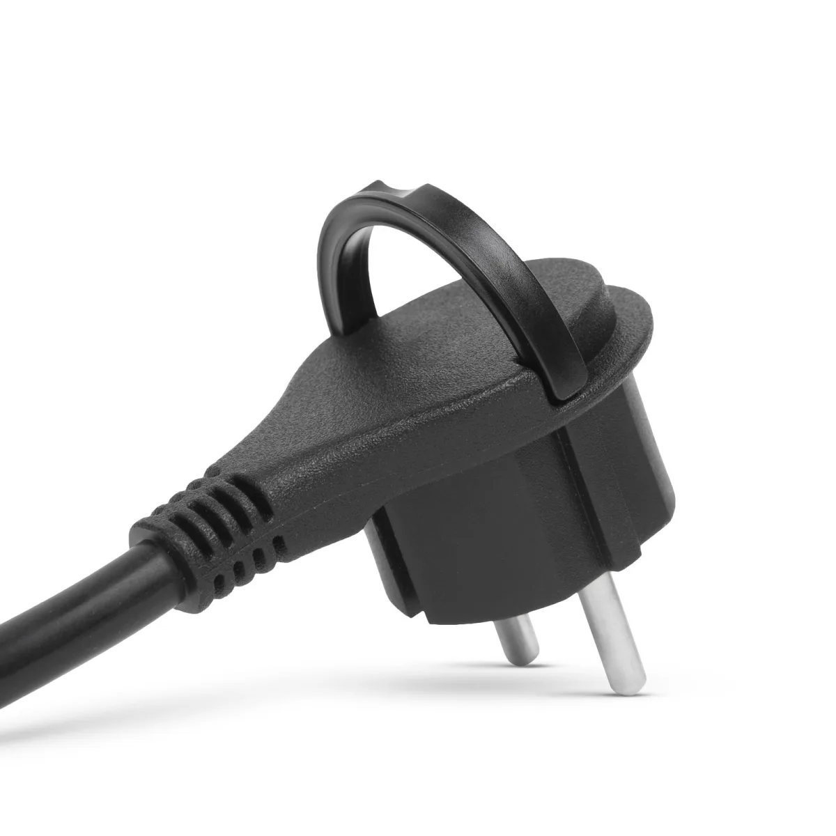 Cablu Alimentare cu Stecher 230V, 5 m, 3 x 1.5 mm², Stecher cu Impamantare si Clapeta, Negru - imagine 2