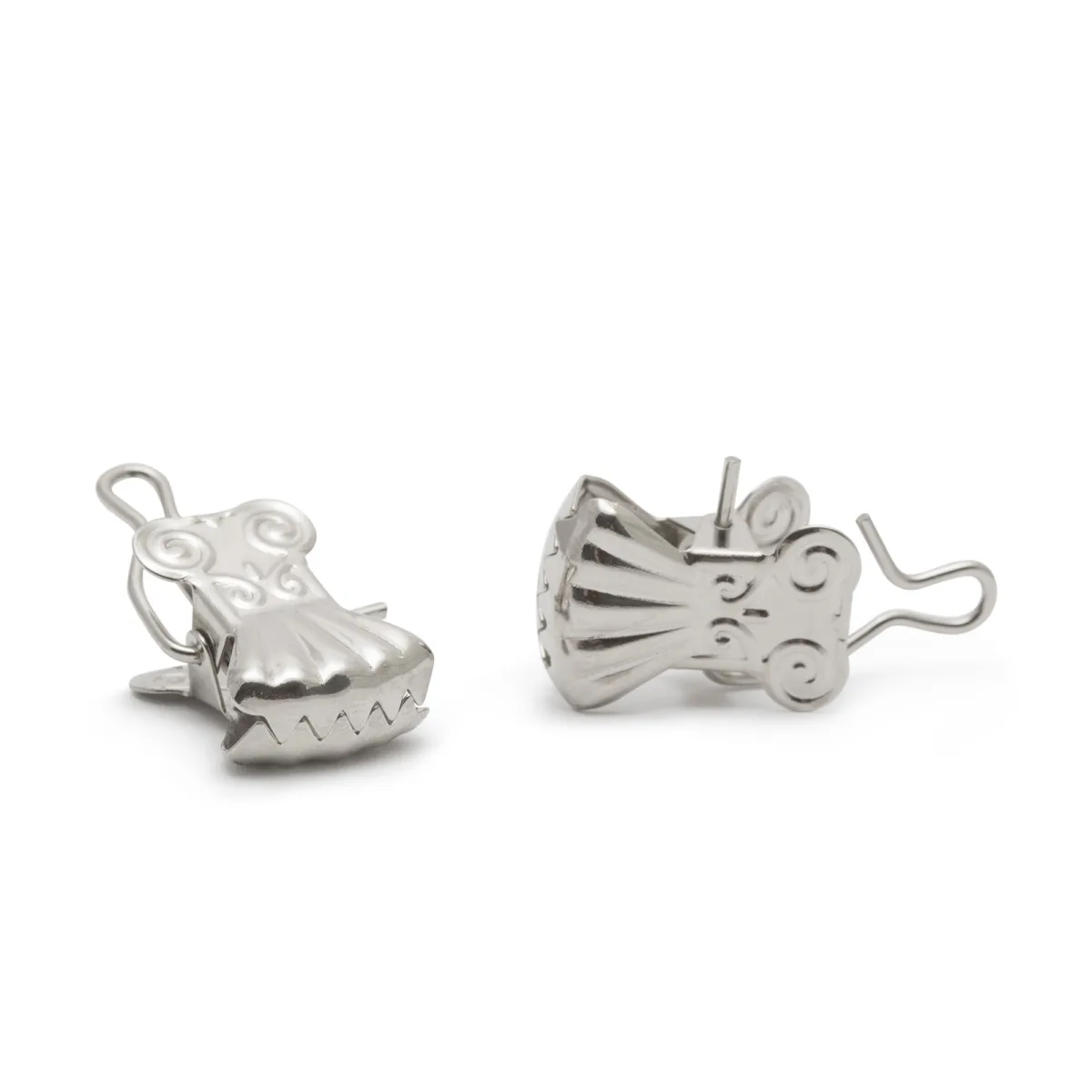 Cleme decorative perdea, set 10 bucati, carlige metal