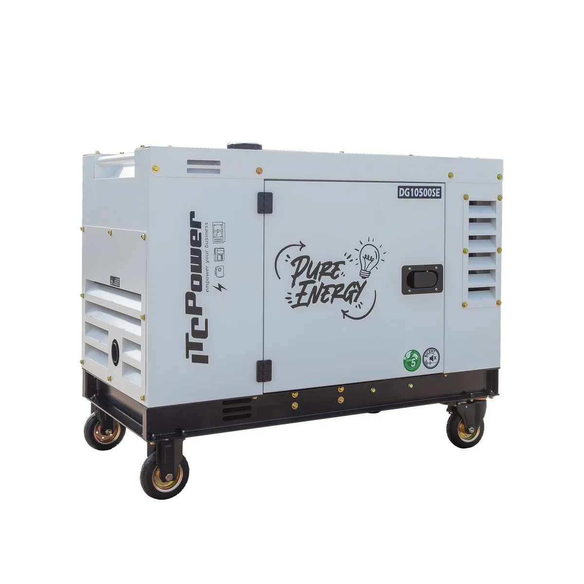 Generator diesel monofazat ITC Power DG10500SE, 8,5 kW, controller DC30, insonorizat - imagine 6