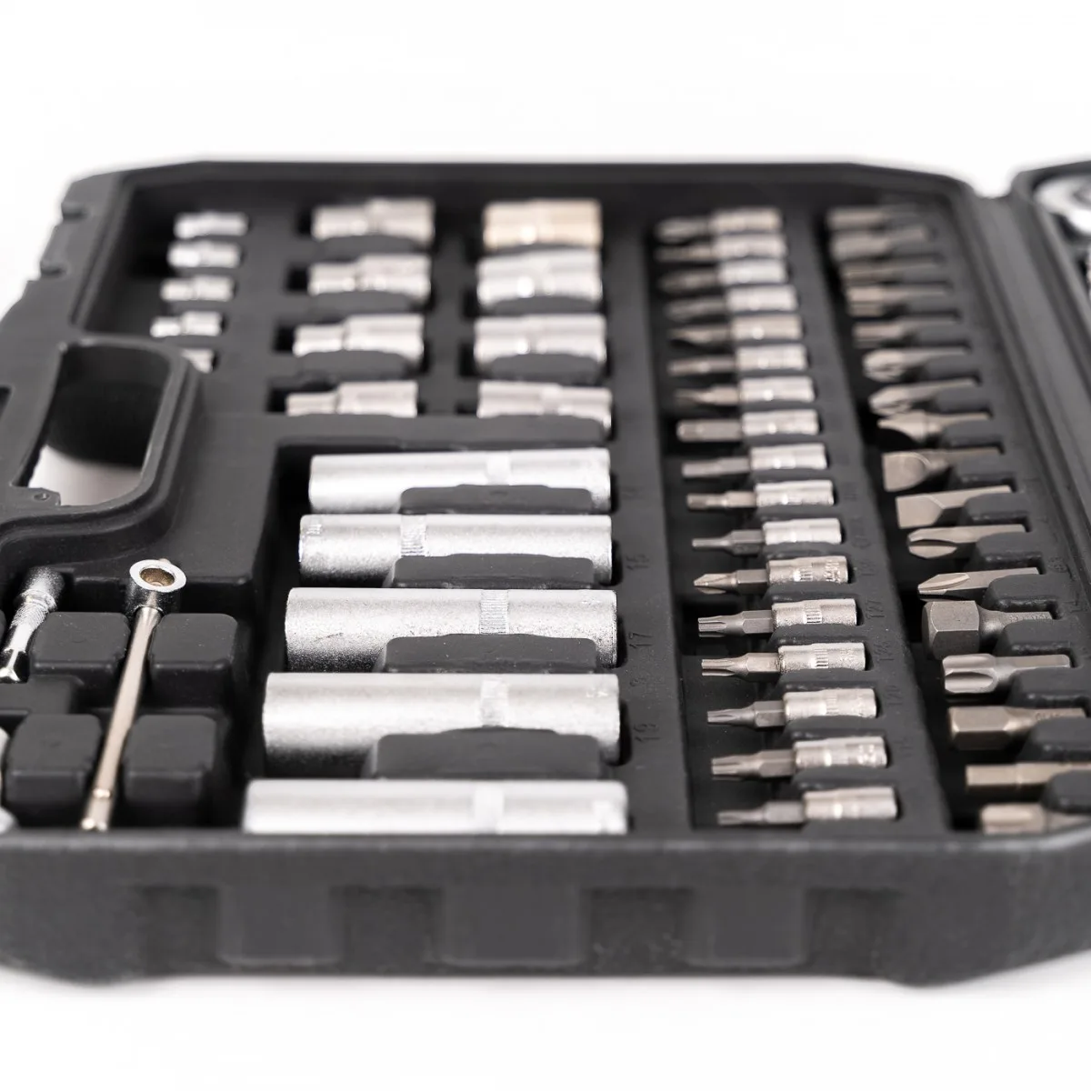 Trusa scule Macvi® uz caznic si auto, surubelnita, tubulare, prelungitoare, clichet, 46 piese - imagine 3