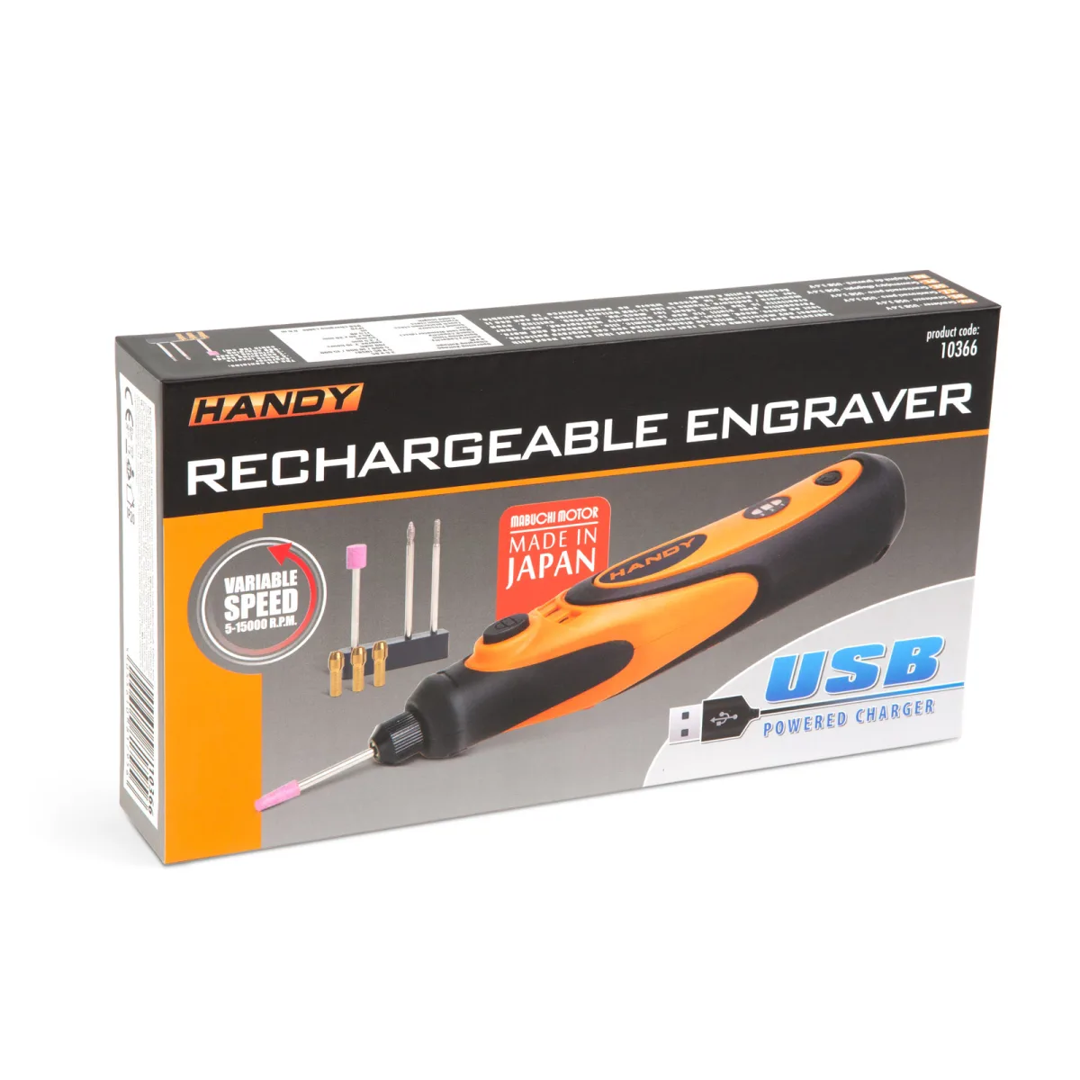 Gravor Electric USB Multifunctional, 3 Viteze, pentru Metal, Lemn, Sticla si Plastic, Set Accesorii - imagine 7