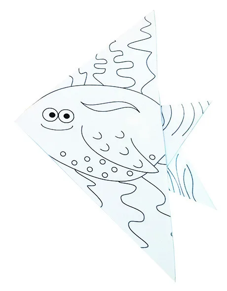 Origami Pesti de colorat, Fridolin - imagine 2
