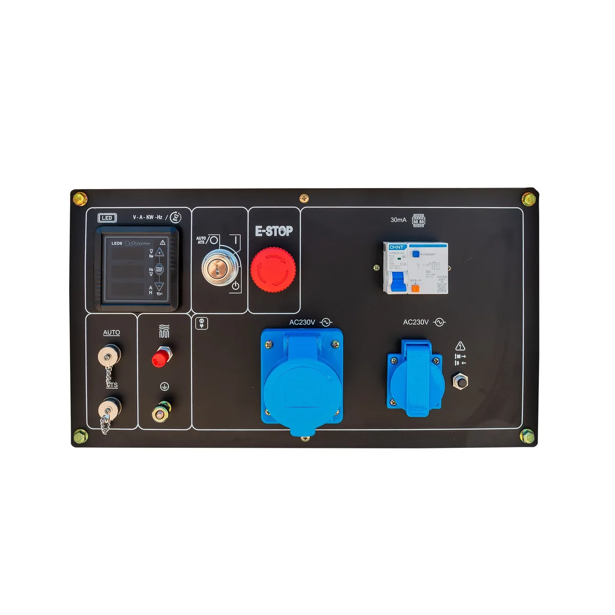 Generator diesel monofazat ITC Power DG8500SE, 6,3 kW, insonorizat, pregatit ATS - imagine 5