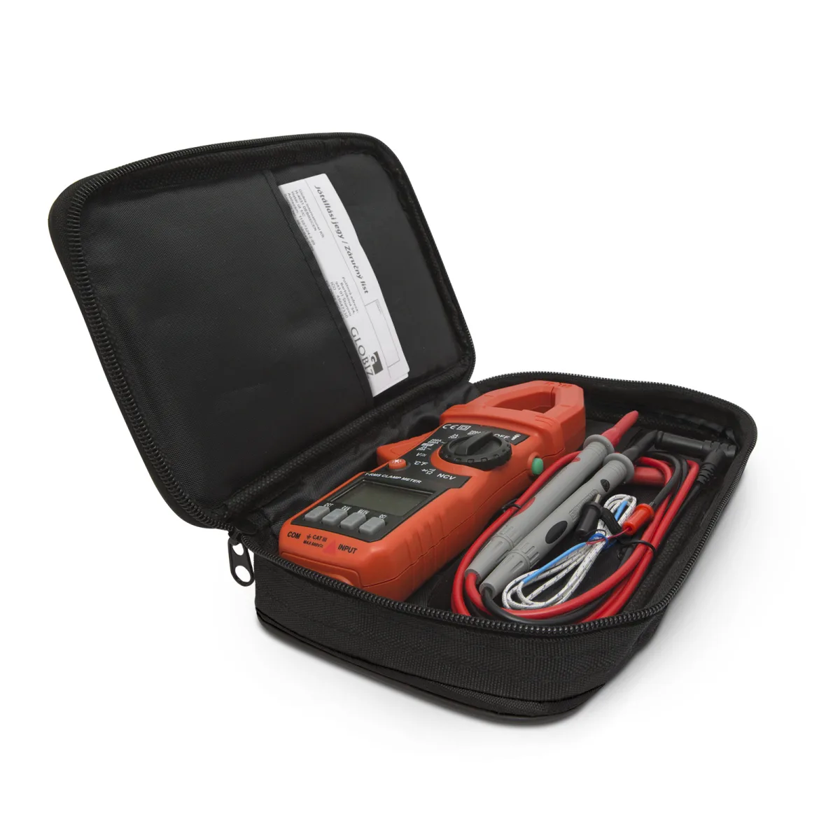 Cleste ampermetric digital 600A, 600V, NCV, temperatura, auto range, continuitate - imagine 2