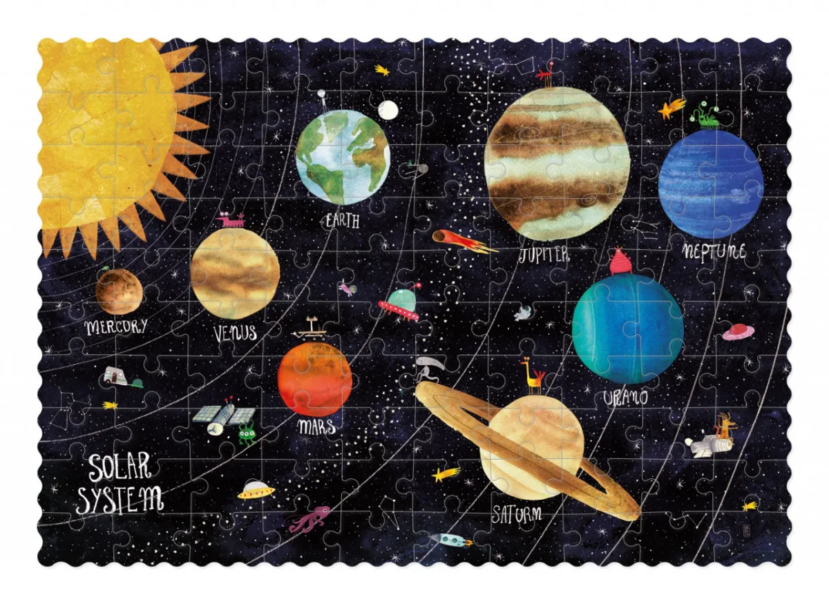 Puzzle 100 piese Cosmos, Londji - imagine 2