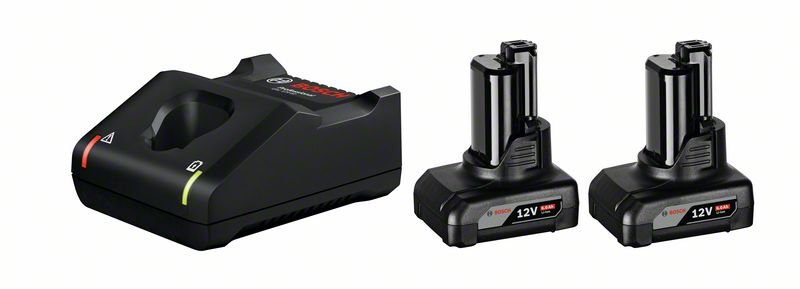 Bosch GAL12V-40 + 2xGBA12V, Incarcator rapid  Li-Ion 18V,6Ah ,Acumulatori Li-Ion 12V, 4Ah