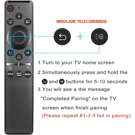 Telecomanda pentru LED SAMSUNG 4K