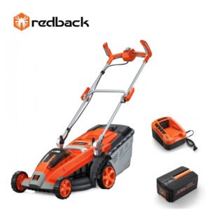 Pachet Masina de tuns gazonul cu acumulator Redback E137C+EP40+EC20 , acumulator 40V/4Ah, incarcator 40V/2A 37cm