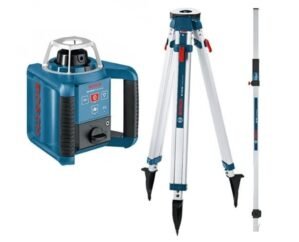Nivela laser rotativa (300 m) Bosch GRL 300 HV + BT 170 Trepied + GR 240 Rigla