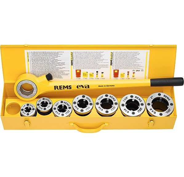 REMS Clupa filetat Eva Set R 1/2 – 1 1/4″ R 1/2-3/4-1-1 1/4″ 520015