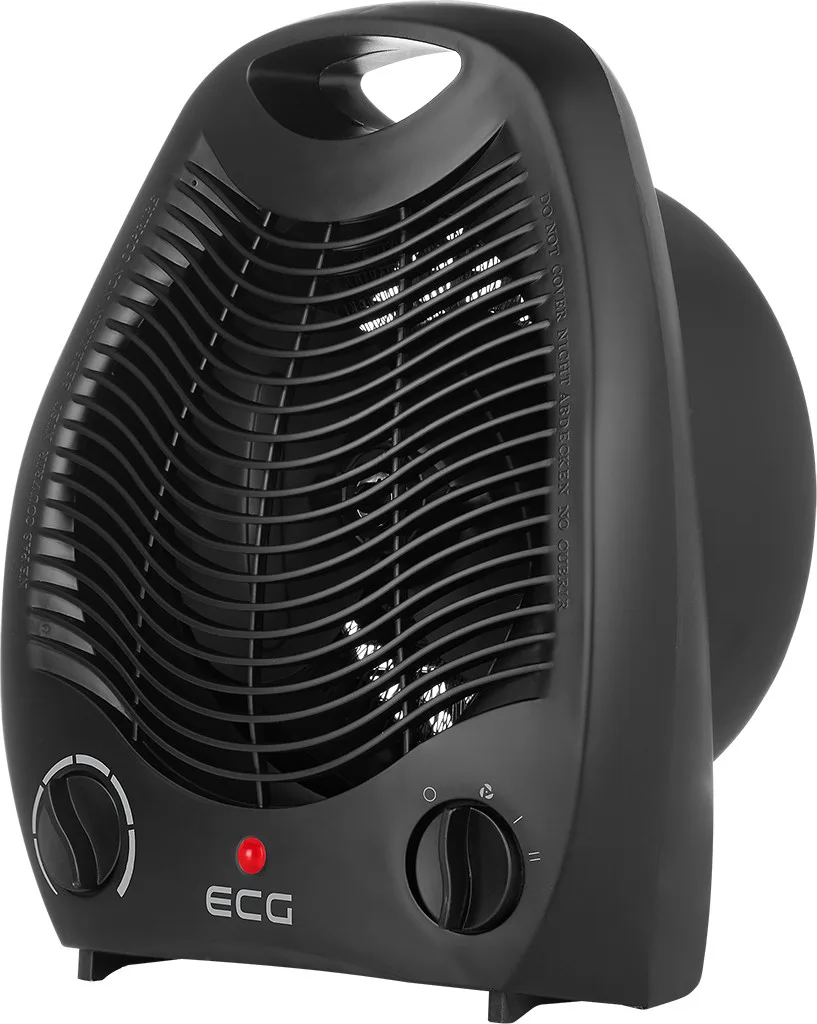 Aeroterma electrica ECG TV 3030 Heat R, 2000 W, 2 viteze, 3 moduri de functionare, termostat, negru - imagine 2