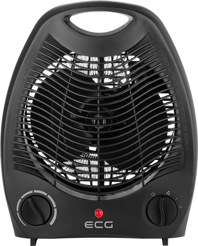 Aeroterma electrica ECG TV 3030 Heat R, 2000 W, 2 viteze, 3 moduri de functionare, termostat, negru - imagine 3