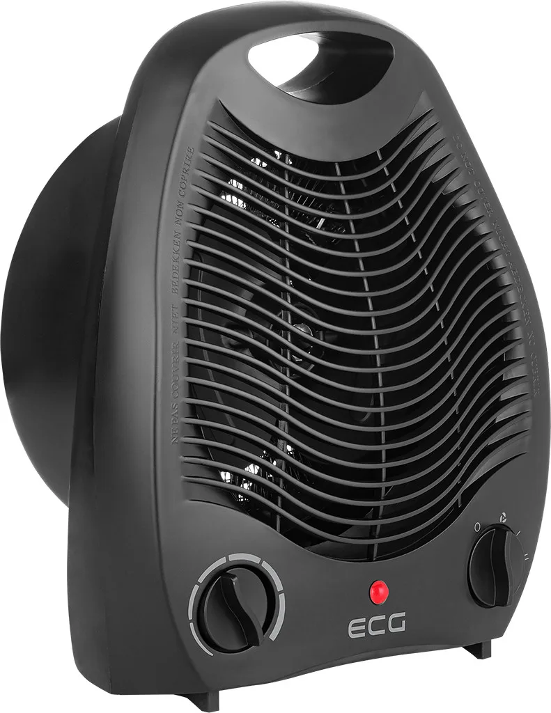 Aeroterma electrica ECG TV 3030 Heat R, 2000 W, 2 viteze, 3 moduri de functionare, termostat, negru - imagine 4