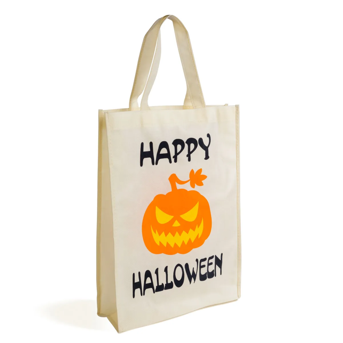Geanta  Halloween 30x40 cm, model dovleac Happy Halloween
