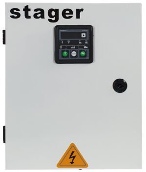Automatizare trifazata 63A Stager YA40063F12STA, 12Vcc, protectie