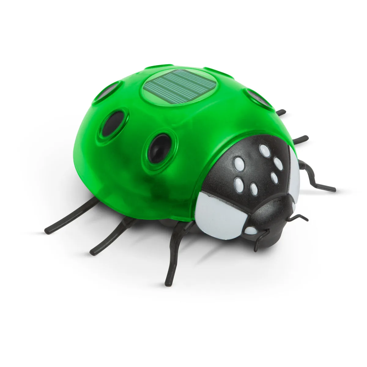 Lampa solara buburuza 6 LED alb cald, decor gradina exterior, iluminat ambiental, verde - imagine 2
