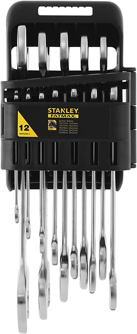 stanley fmmt82902-0 set de 12 chei deschise cu profil antiderapant 1 Stanley FMMT82902-0 Set de 12 chei deschise cu profil antiderapant