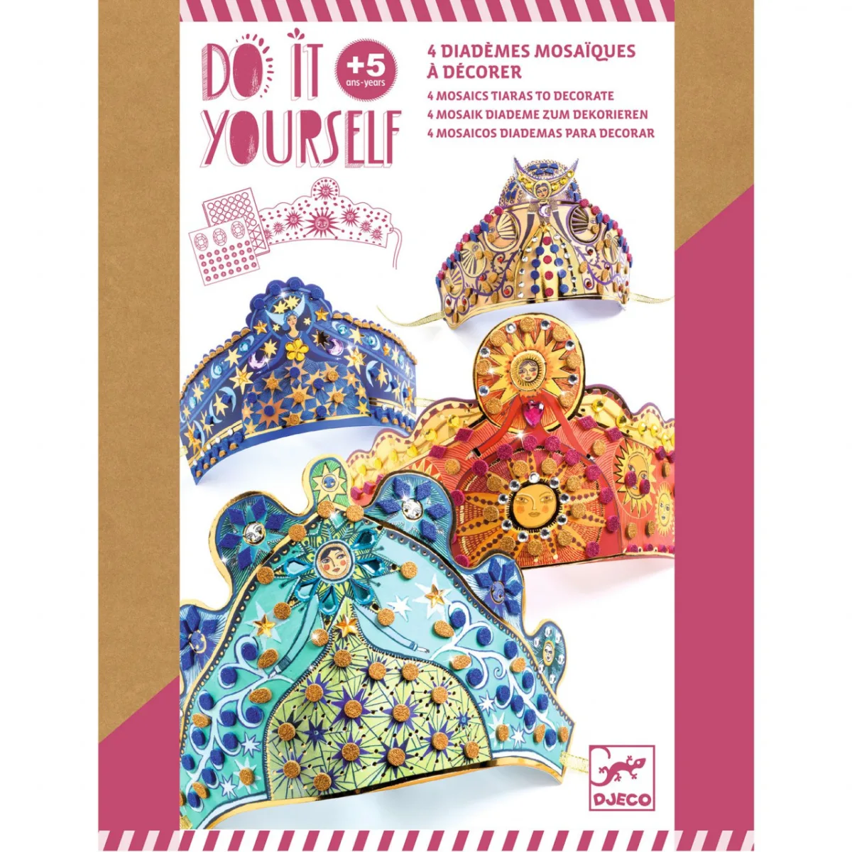 Joc creativ DIY Diademe, Djeco - imagine 2