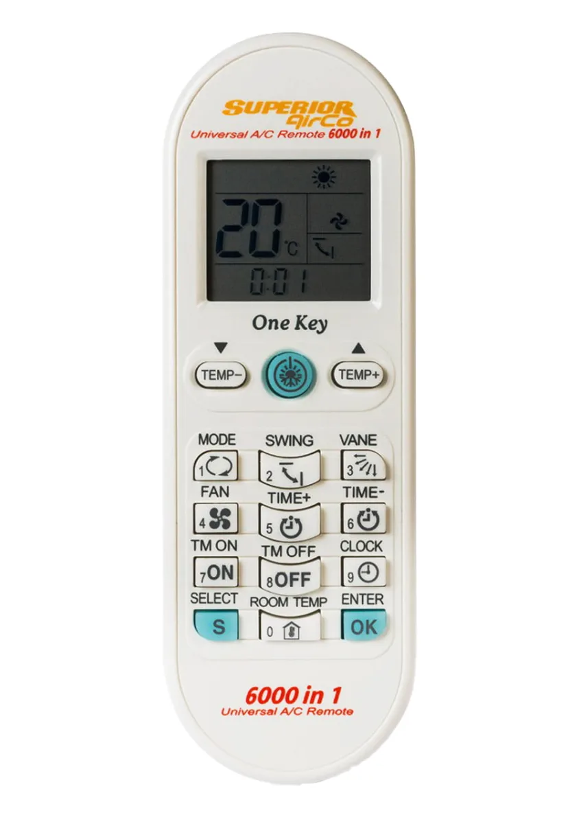 Telecomanda Aer Conditionat Superior 6000 inUniversala 6000 coduri aceleasi functii ca originala SUPCU003 (250)