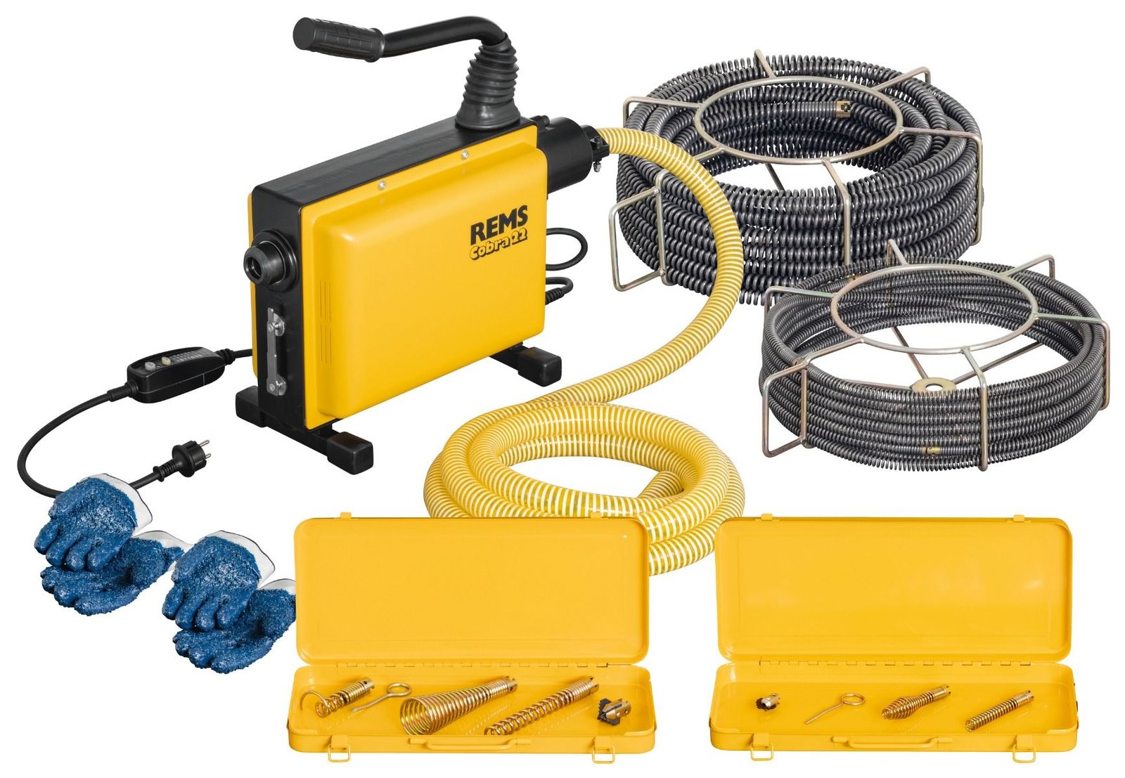 rems scula electrica de curatat tevi cobra 22 set 16+22 172012 1 REMS Scula electrica de curatat tevi Cobra 22 Set 16+22 172012