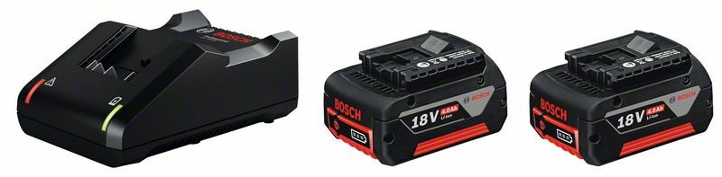 bosch set gal18v-40 +2xgba18v, incarcator rapid li-ion, 4ah , acumulatori li-ion, 18v, 4ah 1 Bosch Set GAL18V-40 +2xGBA18V, Incarcator rapid Li-Ion, 4Ah , Acumulatori Li-Ion, 18V, 4Ah