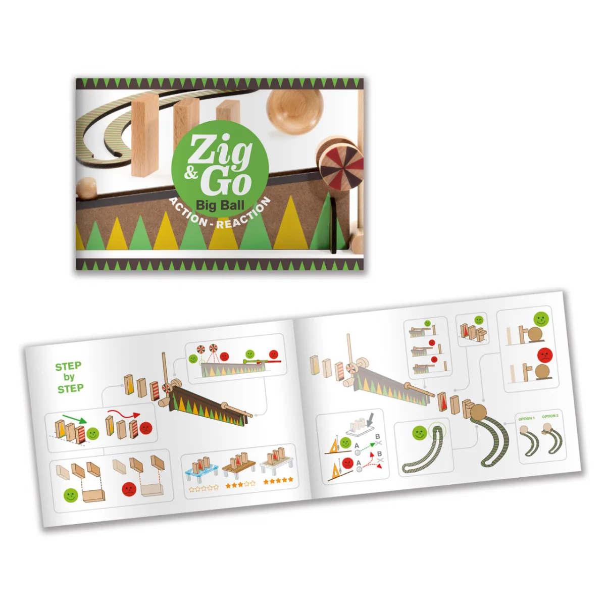 Set de constructie trasee Zig & Go Bila cea mai mare 27 piese, Djeco - imagine 5