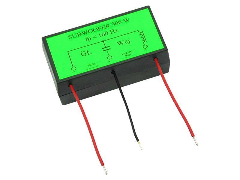 filtru subwoofer, crossover, 300w / 4 - 8 ohm 1 Filtru Subwoofer, crossover, 300W / 4 - 8 Ohm