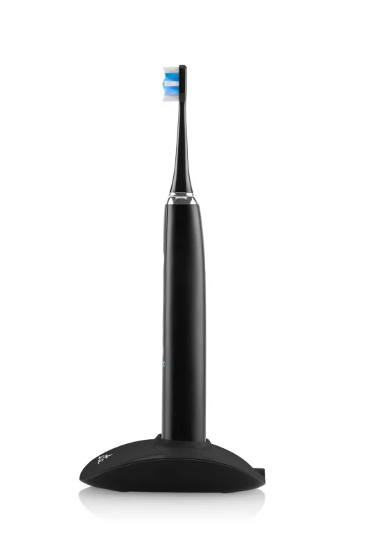 Set 2 x Periuta de dinti electrica sonica ETA Sonetic 3707 90010, dezinfectare UV, IPX7, MicroBUBBLES, alb si negru - imagine 6