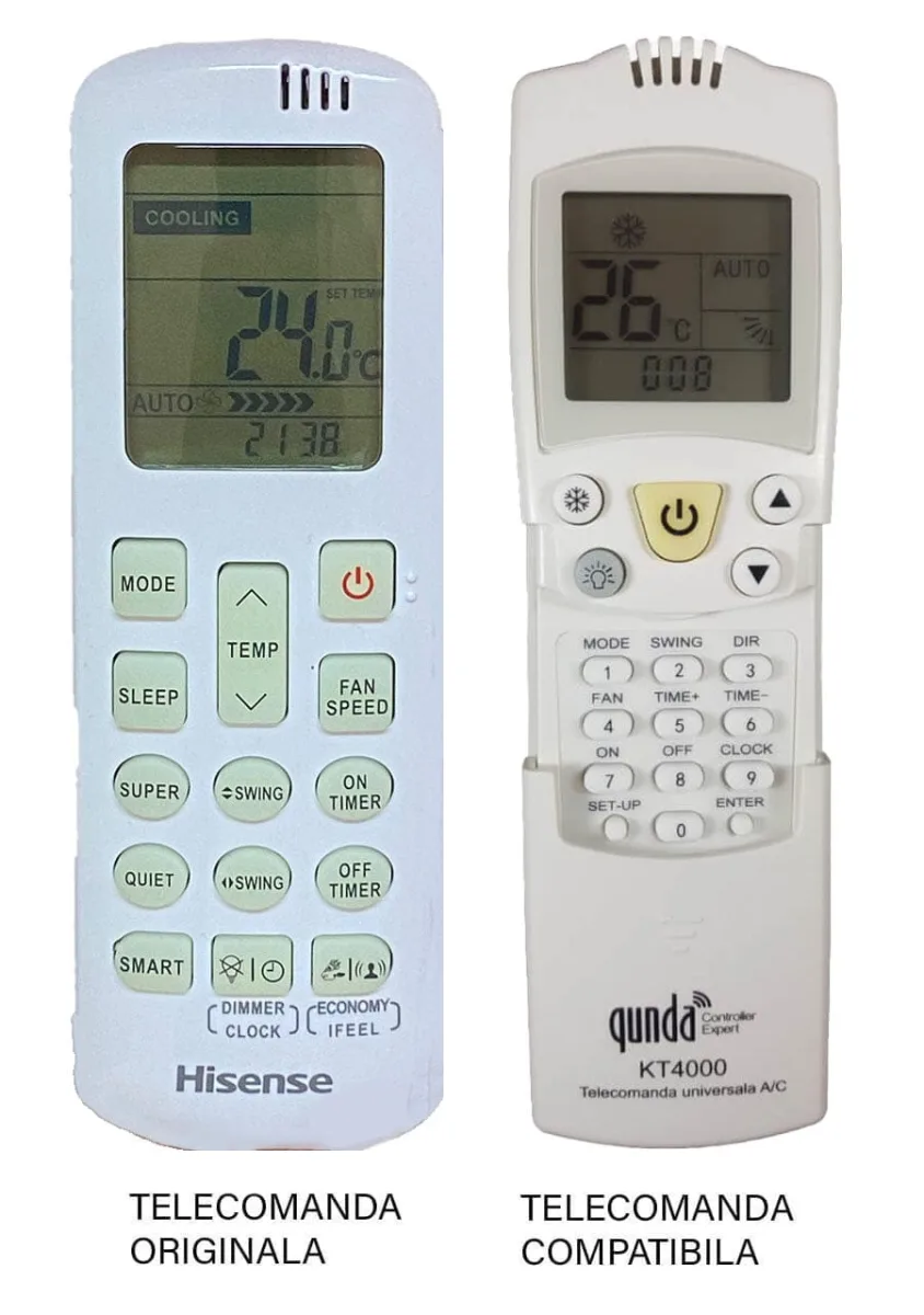 Telecomanda Aer Conditionat pentru Hisense DG11R2-01
