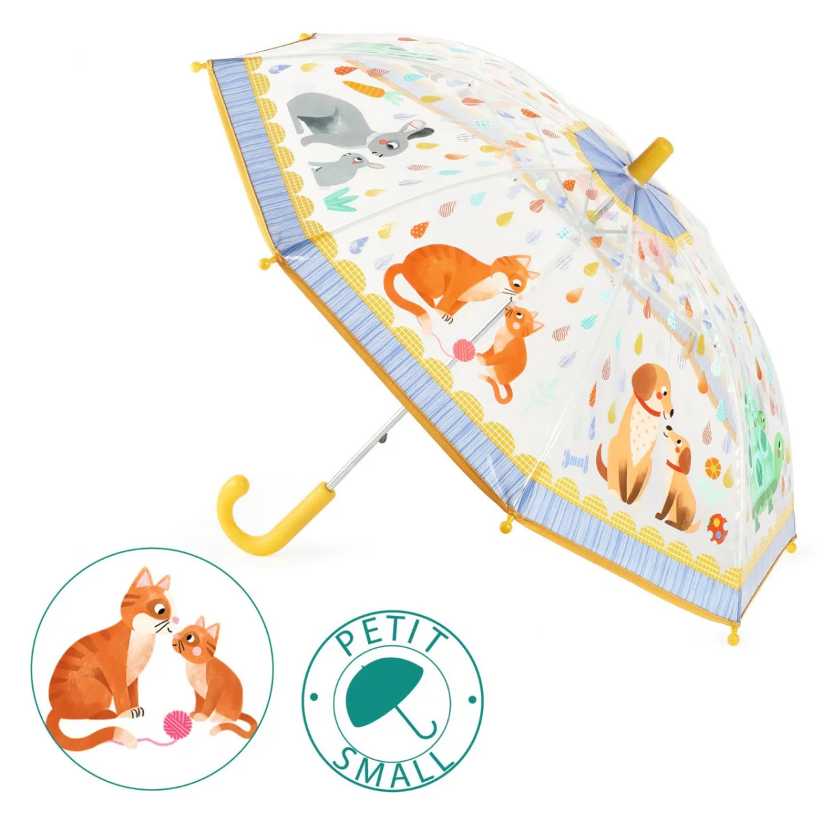 Umbrela pentru copii Mama si puiul, Djeco - imagine 2