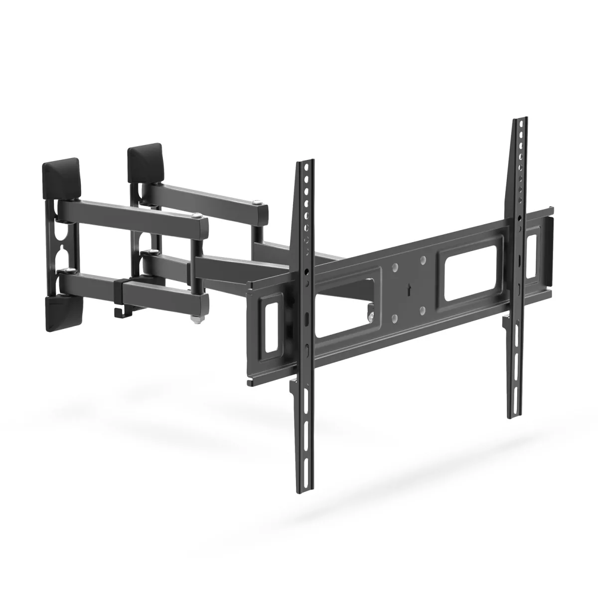 Suport TV colț reglabil, VESA 600x400, 40-80 inch, brat dublu, rotativ, 35kg