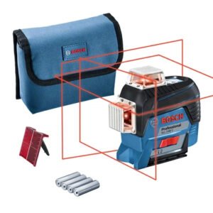 Nivela laser in L-boxx Bosch GLL 3-80C, 30 m, 630 – 650 nm + LR7 Receptor