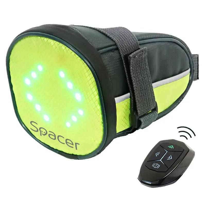 Geanta bicicleta cu semnalizare LED SPACER SPBBLED