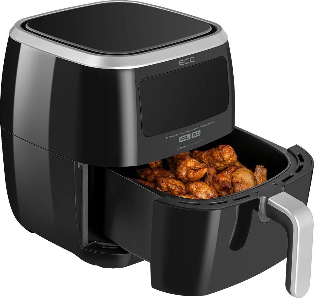 Friteuza cu aer fierbinte ECG AF 6000, 7 litri, 1800 W, 8 programe, control temperatura 30-200°C - imagine 10