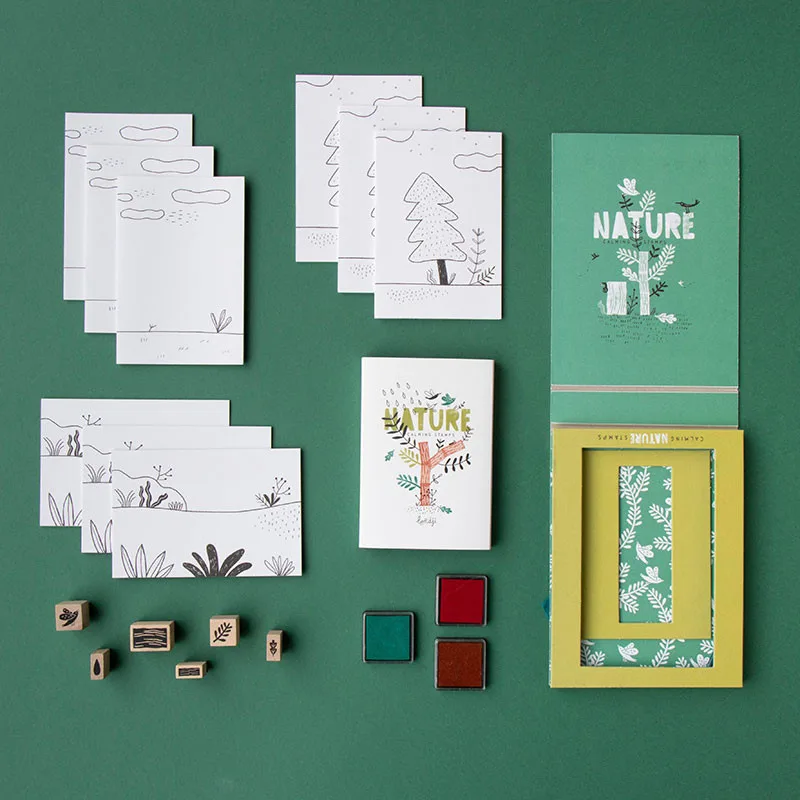 Joc creativ stampile Natura, Londji - imagine 2
